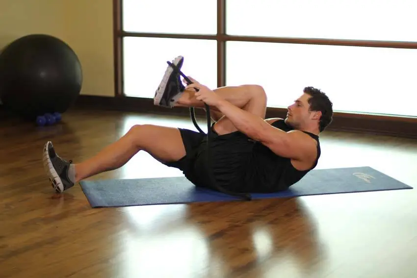The Lying Leg Lasso Stretch